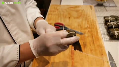 huge! Celebrity chef’s dismantling show of 228 kilograms of fresh giant tuna🍣😋🔥