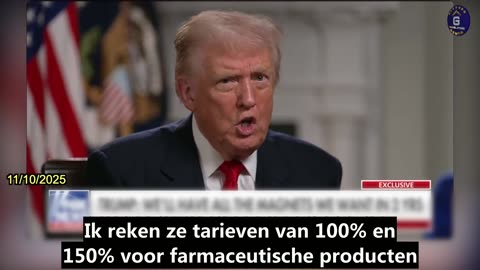 【NL】Trump: We zijn niet afhankelijk van China, maar van een slimme president