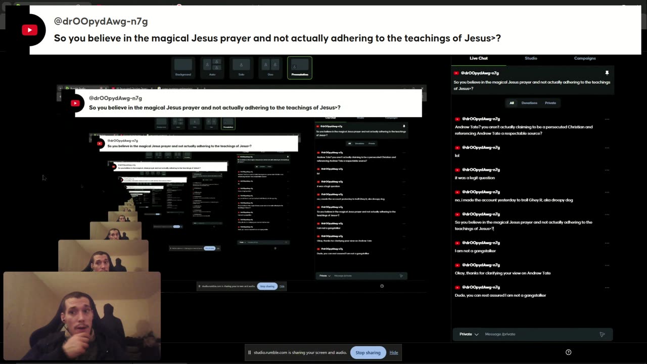 Persecuted Christian Targeted Individual | Mike Saha Live