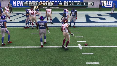 1969 REDSKINS VS NEW YORK GIANTS WEEK 3 , MADDEN 16