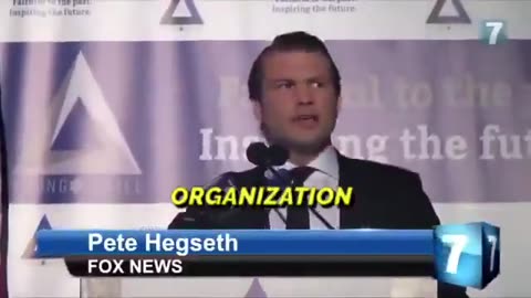 Israel loving scum Pete Hegseth - zionism and Americanism are the front lines of Western Civilzation