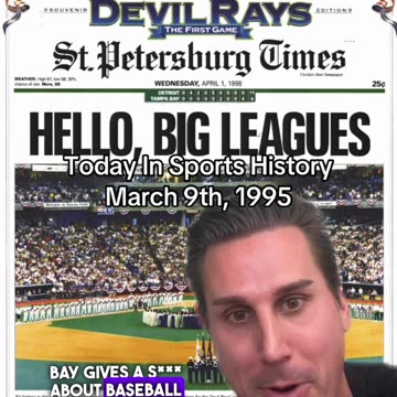 THE HISTORIC SPORTS MOMENT OF MARCH 9th, 1995