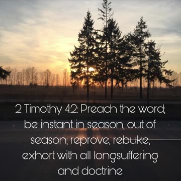 2 Timothy 4:2 #scripture #bible #verse #verseoftheday #inspiration #shorts