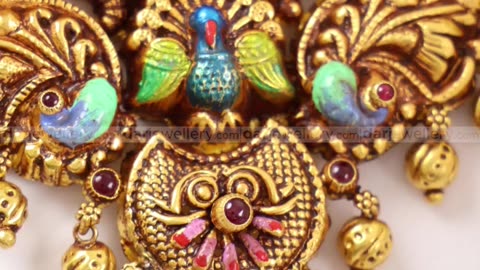 Multi-Colour Gold Haram Designs 2025 | 50% OFF on VA | DAR Jewellery Exclusive 🌈✨