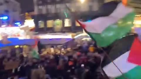 Muslims surround the Brussels Christmas markets. Christian children cry and