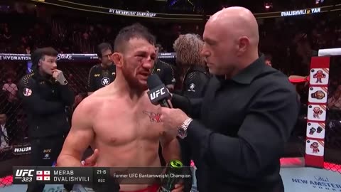 Merab Dvalishvili Octagon Interview _ UFC 323