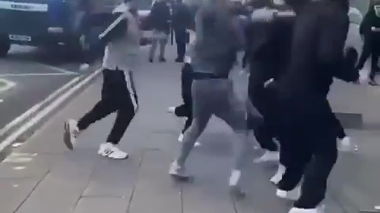 Fight outside of Bolton College