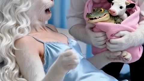 Cat animals love story