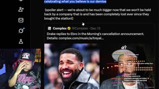 THE COPE! Ebro n RosenDweeb accuse me and Drake of being RIGHT WING! Bobby Shmurda JUMPED!