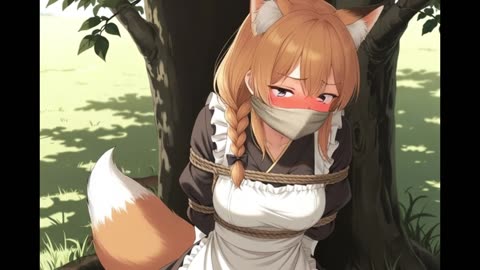 Tied Up and Gagged Foxgirls [bondage] [kidnapping] [breathplay]