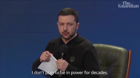 Volodymyr Zelenskyy suggests he would be willing to step down 'for peace'