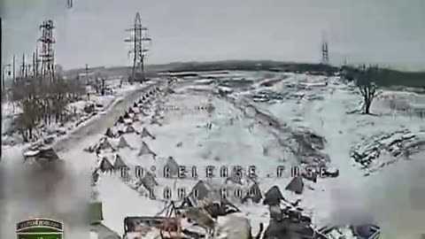 Convoy of Transport Vehicles and ATVs Are Met By Ukrainian Attack Drones