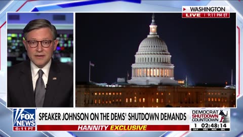 Johnson on Dems' shutdown demands: It's 'painfully obvious' these Dems are watching their backs 