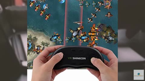 Zopsc Gamepad Remote Controller, VR Bluetooth Game Mini Remote Controller for iO