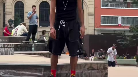 🙌🛹 Double Kickflip Mastery! Watch Him Land It! | SkateNation