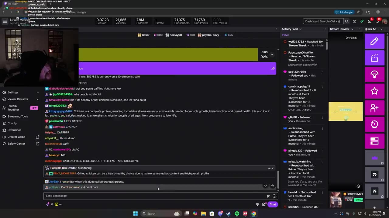 CaseOh roasts viewer who told him to use ChatGPT instead of Google: