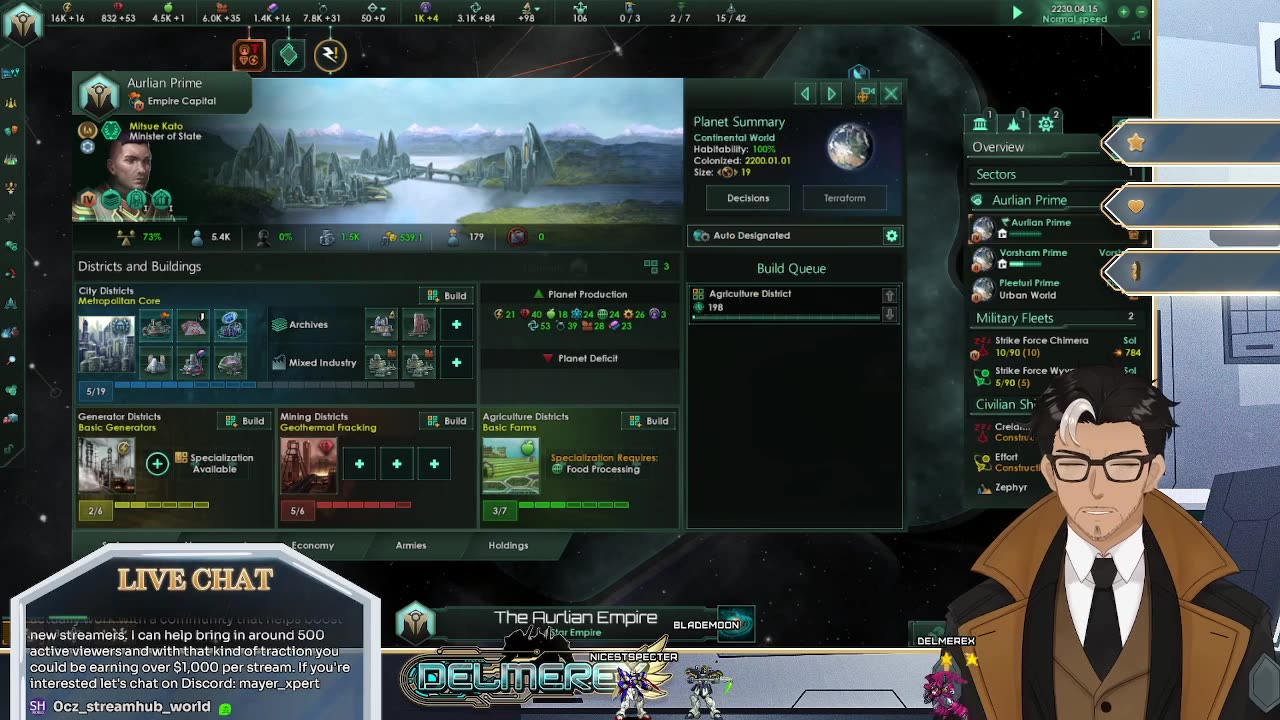 Friday Night Building a star Empire?! with @tippthehero