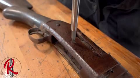 Old and ruined Winchester 1897 restoration - gun restoration