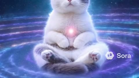 Cosmic Cat Meditation 🌌 | The Purring of the Universe