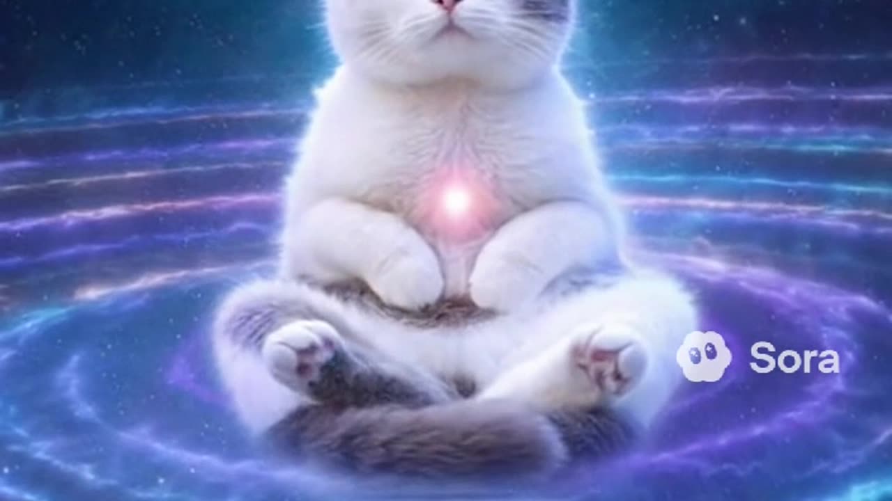 Cosmic Cat Meditation 🌌 | The Purring of the Universe