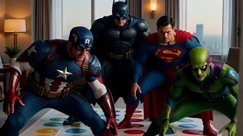 Mind-Blowing Super Hero Twister Game