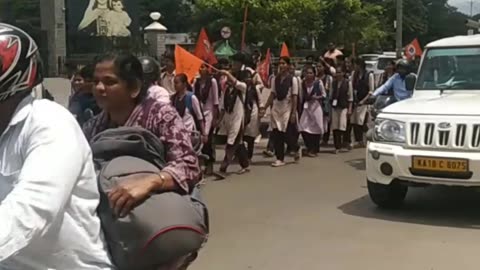 🔥 ABVP Rally 2025 | Shimoga, Karnataka 🇮🇳✊ Youth Power!