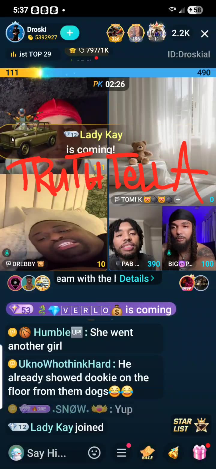 DROSKI 3RD SHIFT TEAM PK & SOLO