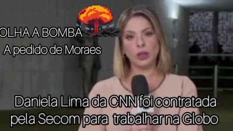 Alexandre nazista de Moraes pediu para a Secom contratar Daniela limão da CNN para trabalhar na Globo. Como ninguém percebeu isso, depois de ligação direta com a suprema côrte. É só MERDA que saí 😜💨