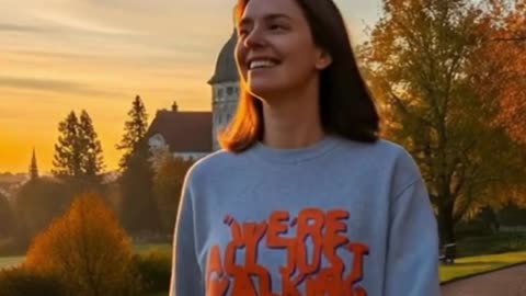 A sweatshirt that hugs back...