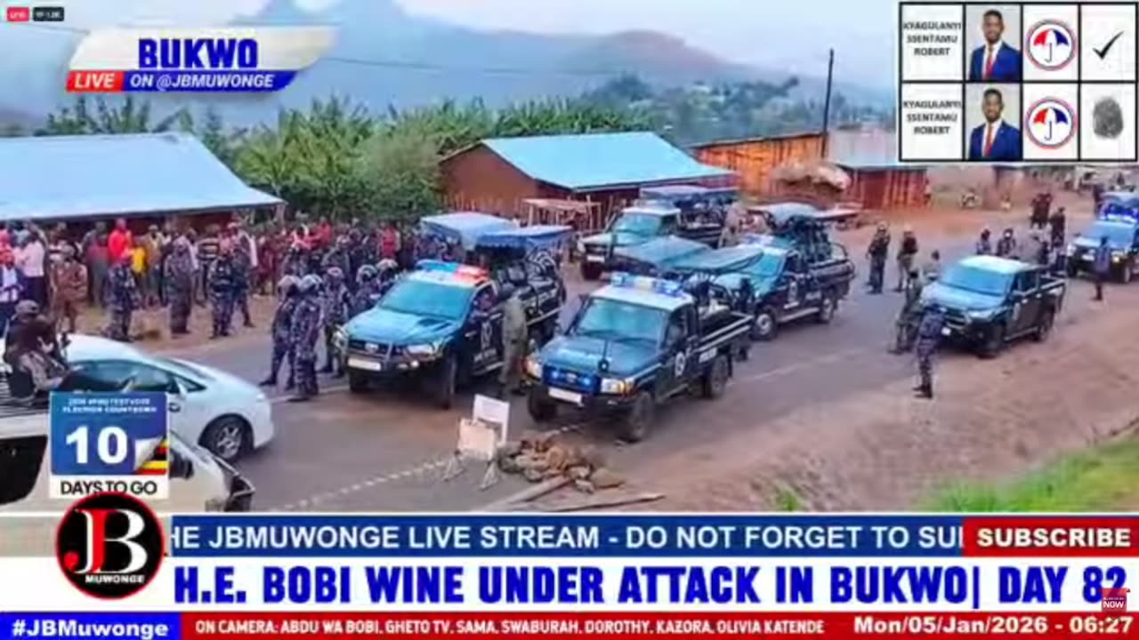 BOBI WINE IN KAPCHORWA