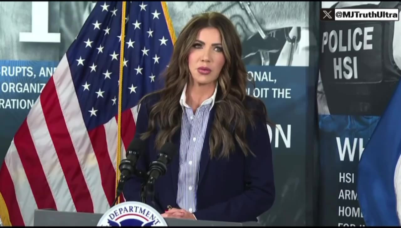 Kristi Noem Announces they’ve Arrested Over 480,000 Criminal ILEGAL ALIENS