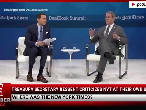 Treasury Secretary Bessent Criticizes NYT at Their Own Summit