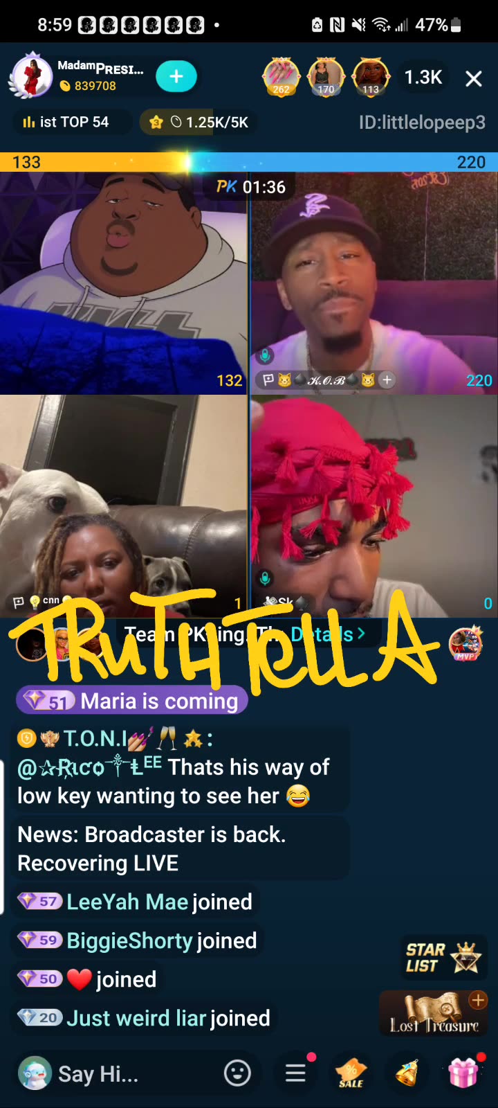 MADAM LO, KOB, CNN, & SHAWNKASH TEAM PK