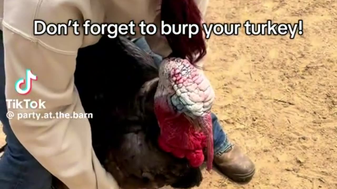 Don't forget to burp you turkey