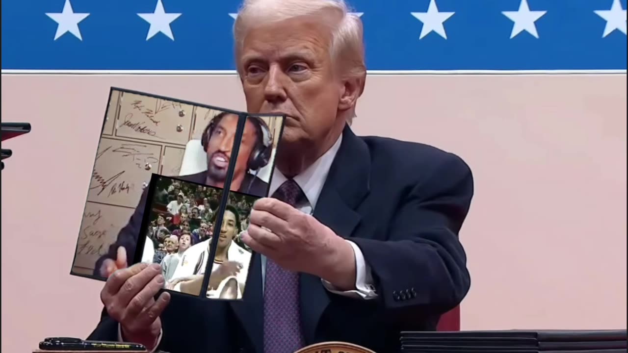 Joseph Martelli Niagara Falls, NY Donald Trump signs Michael Jordan is the GOAT
