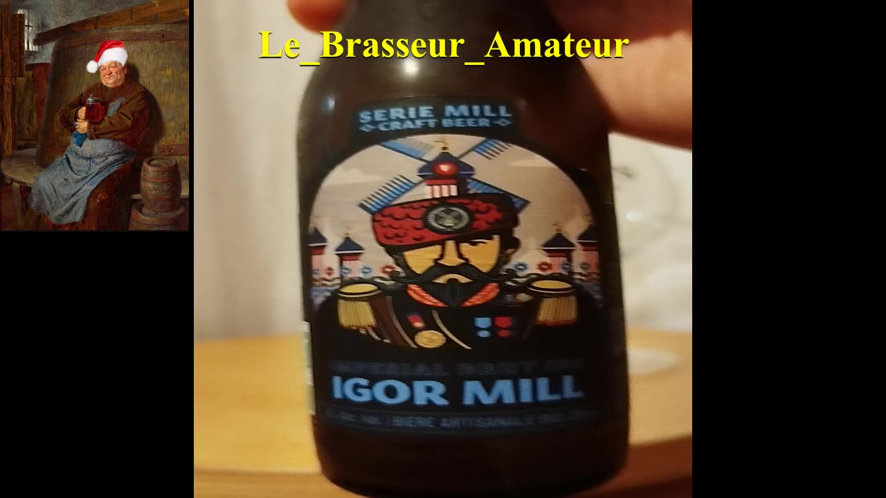 Tasting of French beer - IGOR MILL - Imperial IPA brut - Moulins d'ascq Brewery -