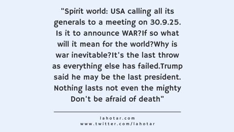 Lahotar Quote - 26 September 2025