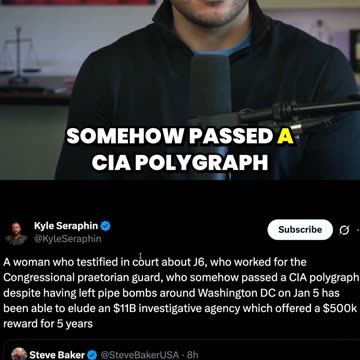 Was the J6 Pipe Bomber a CIA INSIDER?