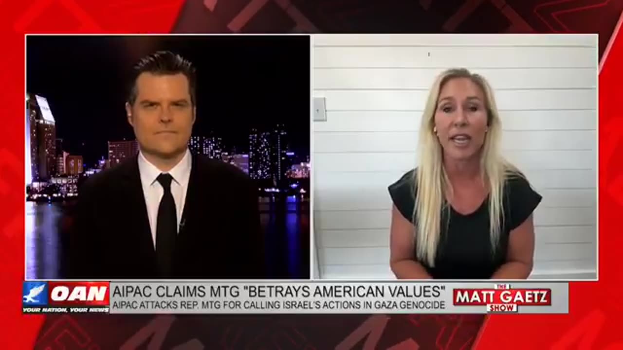 Marjorie Taylor Greene has launched an all-out attack on AIPAC and Israel