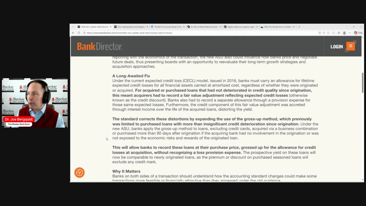 FASB makes update to help CECL double count issue