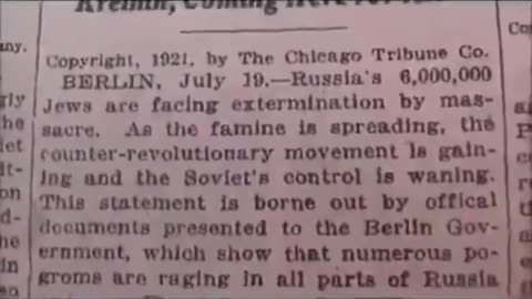 1918 Newspapers - 6 Million Jews
