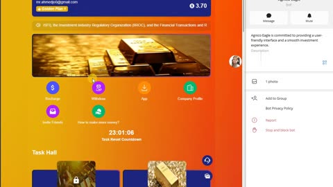 شرح ومراجعة لمنصة ربح جديدة لربح عملة USDT من خلال بوت AGNICO 🤖|اثبات سحب 1.48$