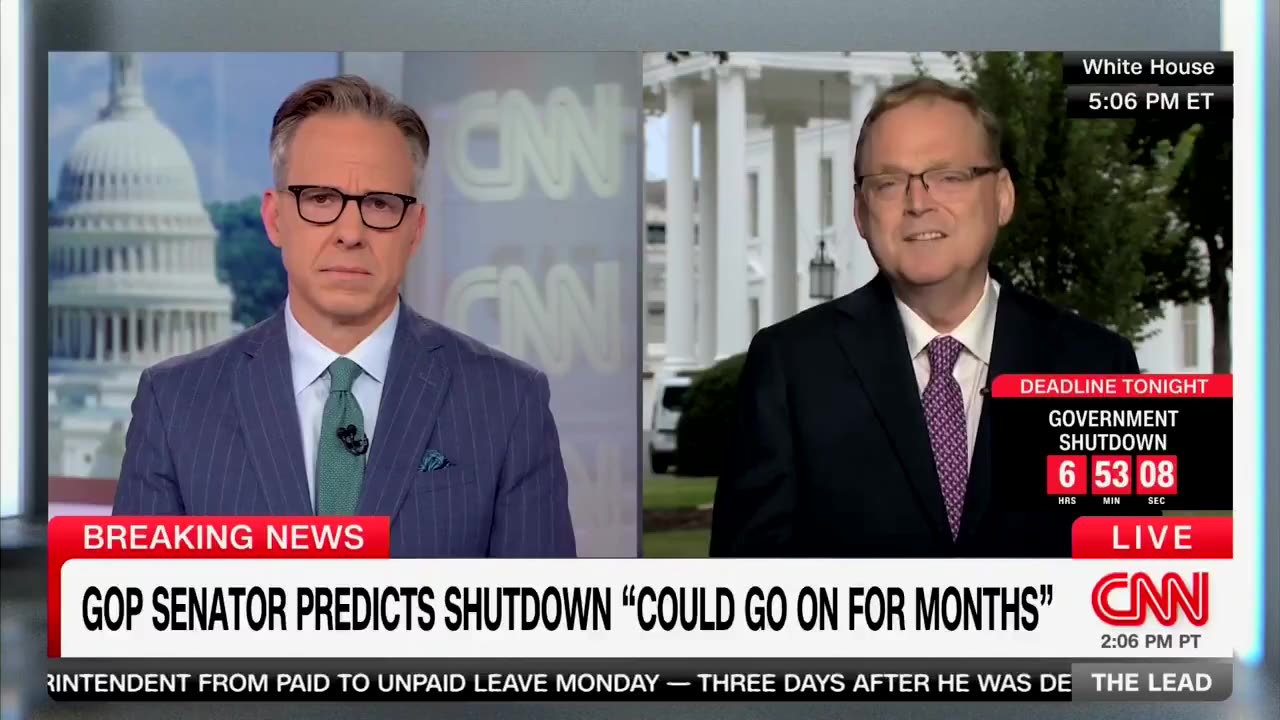 NEC Director Kevin Hassett comments on the government shut down