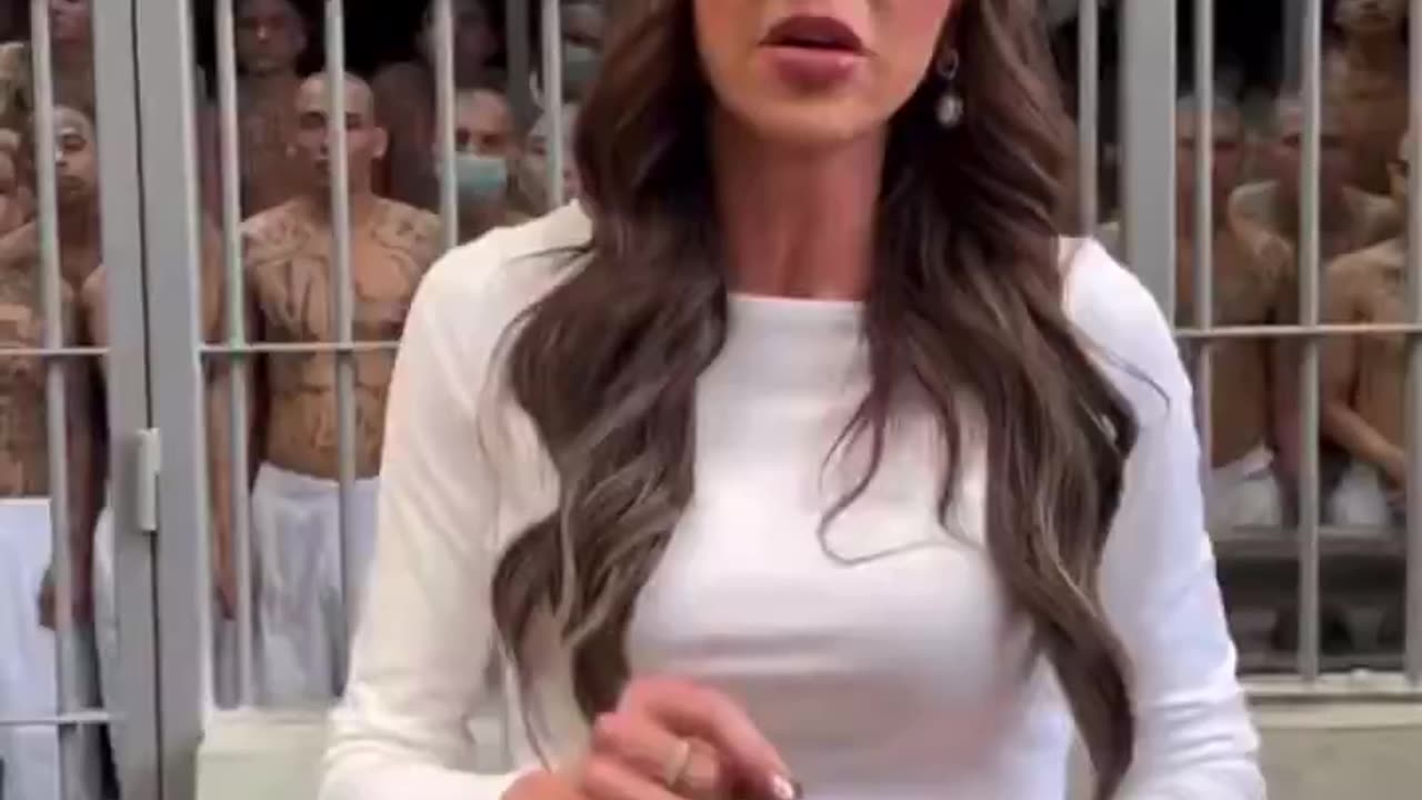 Total Propaganda: Kristi Noem (ICE Barbie) Is Clearly In Front Of A Green Screen (3 Second Mark)
