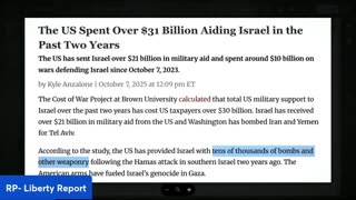🔥🤬🔥Ron Paul Exposes $31 Billion in U.S. Aid to Israel, Funded by Money Printing