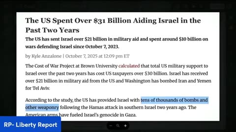 🔥🤬🔥Ron Paul Exposes $31 Billion in U.S. Aid to Israel, Funded by Money Printing