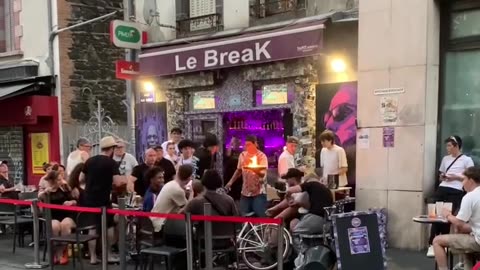 🚲😳 Delivery Guy Crashes Into People While Looking Around! | Funny & Shocking Moment 🤣💥