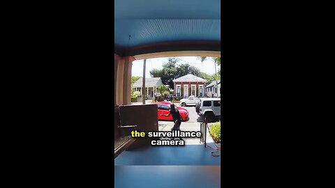 Thieves caught on camera pretending to be innocent—awkward moment unfolds. #thief #delivery #japd