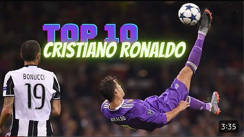 Cristiano Ronaldo TOP 10 Best Goals Ever in his Career