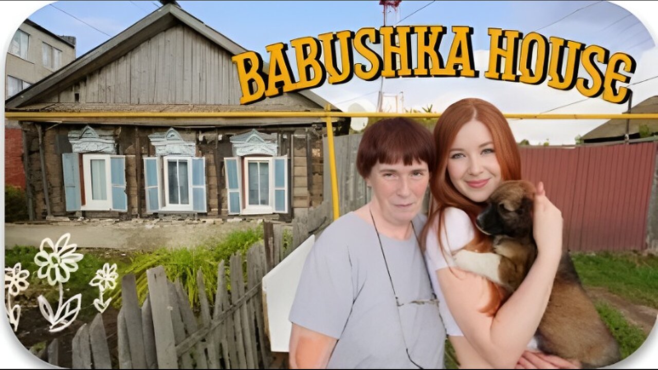 Inside rustic russia village house